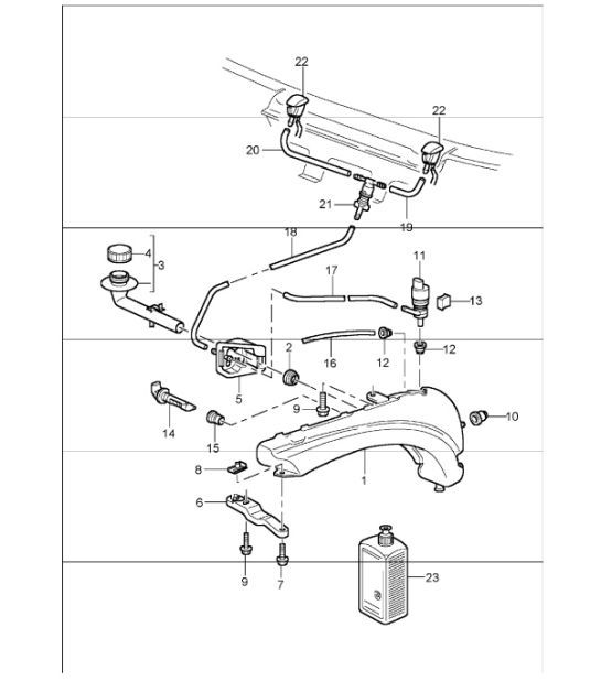 Diagram 904-10 Porsche 911 & 912 (1965-1989) Electrical equipment