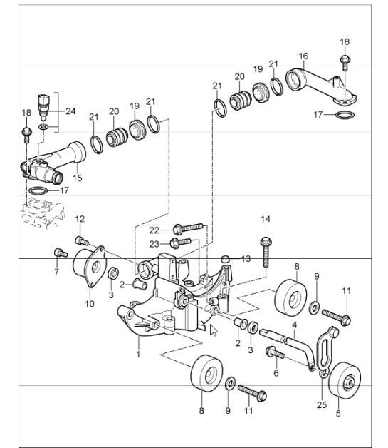 Diagram 101-15 Porsche 911 & 912 (1965-1989) Motor