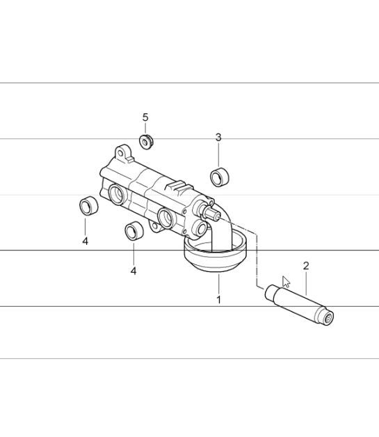 Diagram 104-01 Porsche 993 (911) (1994-1998) Engine