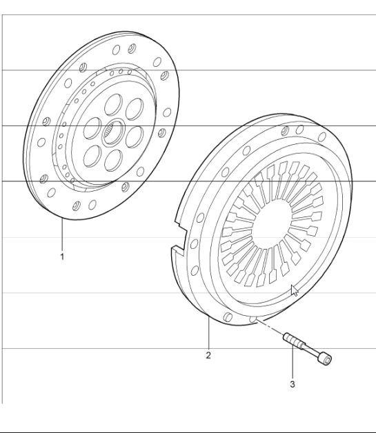 Diagram 301-01 Porsche Boxster 986/987/981 (1997-2016) Transmission