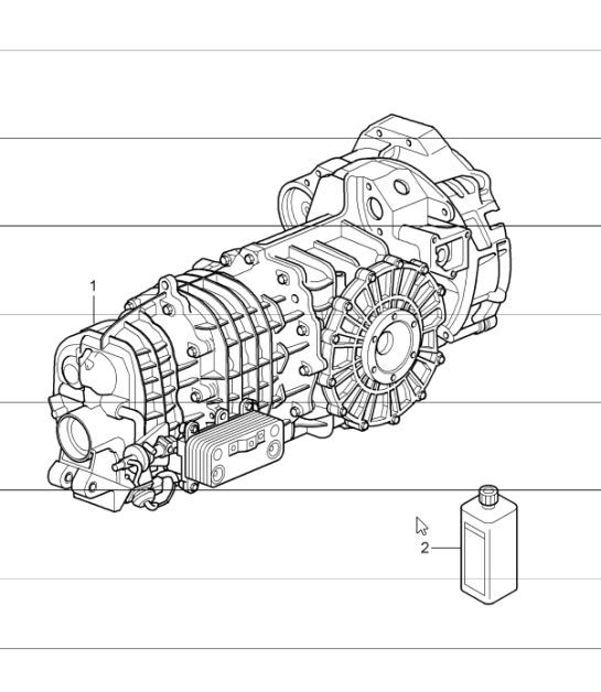 Diagram 302-01 Porsche Boxster 718 (982) 2017>> Transmission