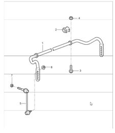 stabiliser 997 GT3 2007-11