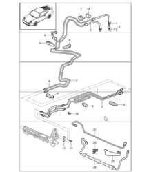 linee di servosterzo 997 GT3 2010 IN POI