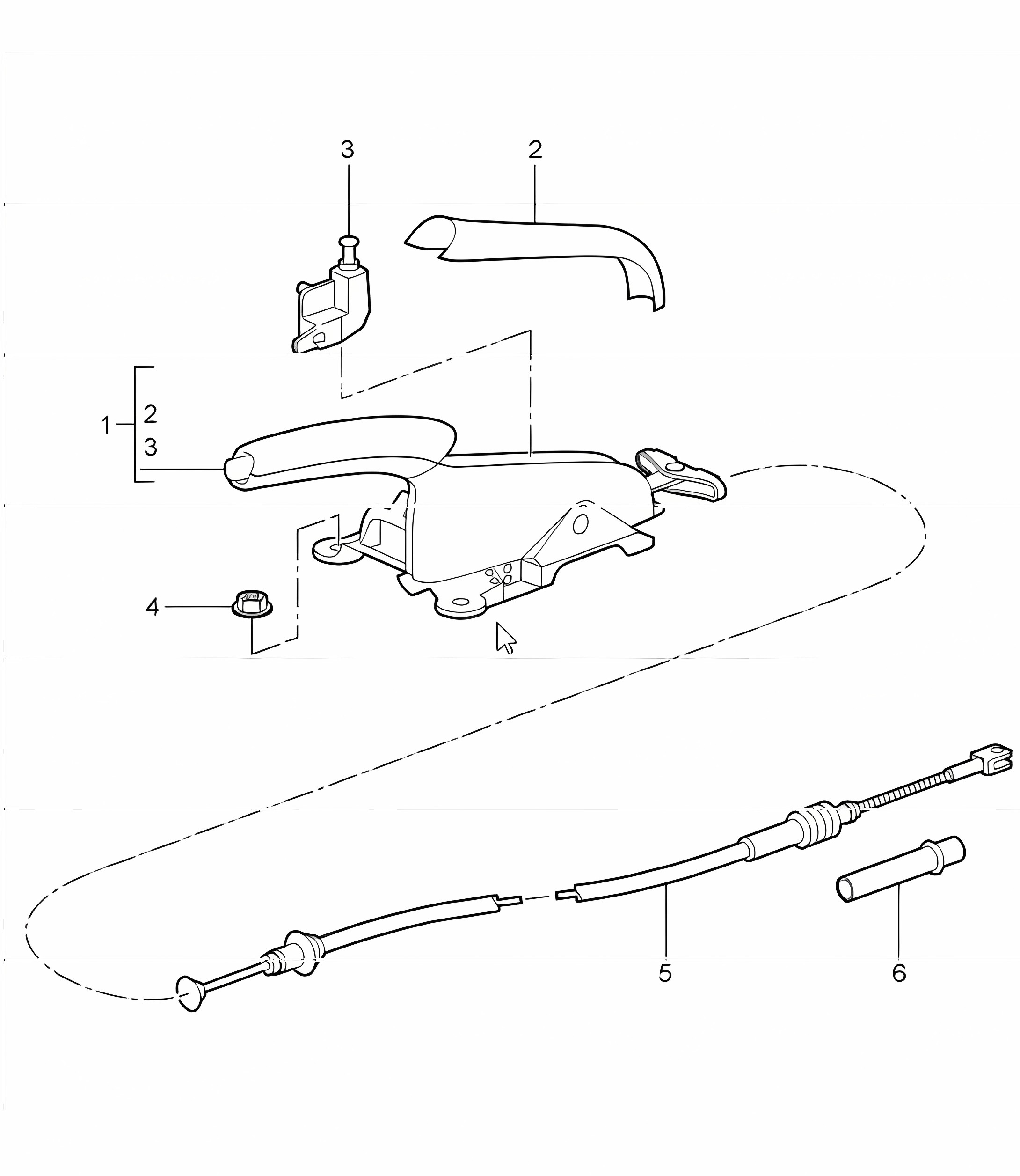 handbrake actuator 997 GT3 2007-11