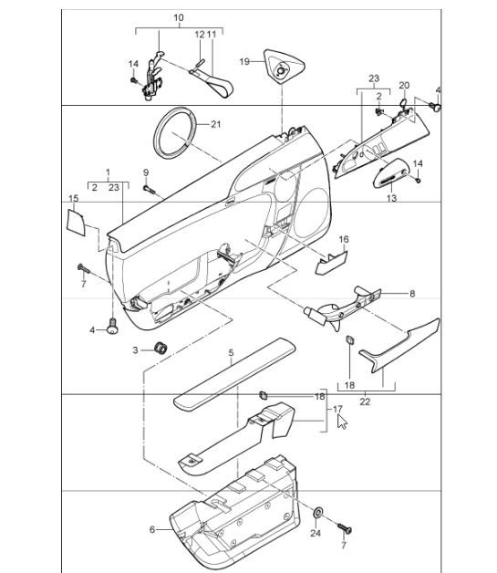 Diagram 807-13 Porsche Boxster 981 Spyder 3.8L 2016 Body