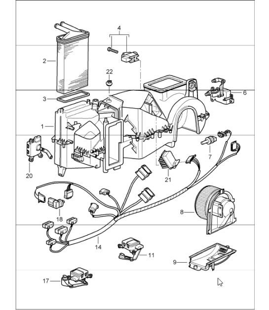 Diagram 813-05 Porsche 997 (911) MK1 2005-2008 Body