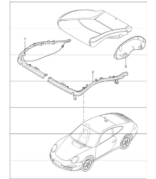 Diagram 817-53 Porsche Cayman GT4 3.8L 2015-16 Body