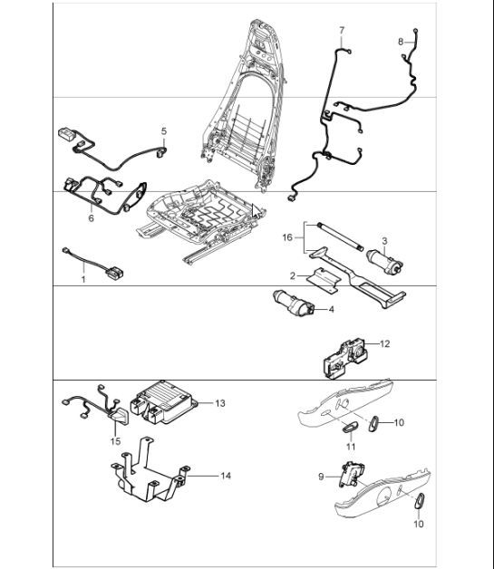 Diagram 817-60 Porsche Boxster 986/987/981 (1997-2016) Body