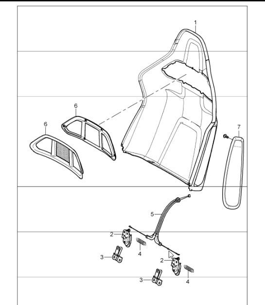 Diagram 817-99 Porsche Boxster 981 Spyder 3.8L 2016 Body