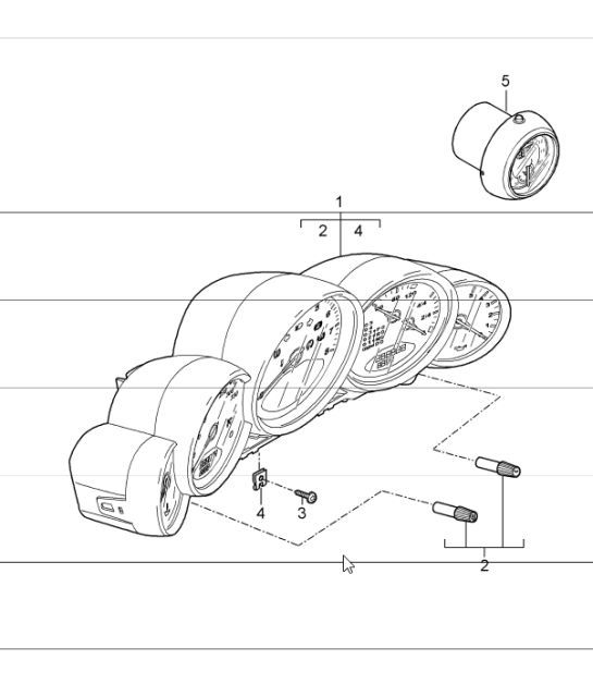 Diagram 906-01 Porsche 944 2.5L 8V 1982-87 