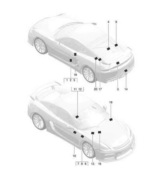 Diagram 001-005 Porsche Panamera 976 2023>> 