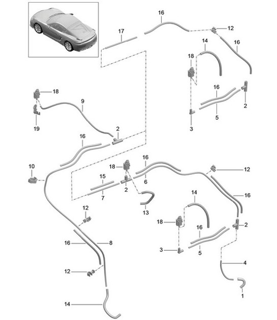 Diagram 107-015 Porsche 971.2 Panamera 2.9L V6 2021-23 
