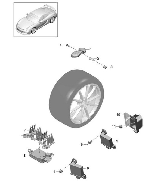 Diagram 601-005 Porsche Macan-e (95C) Electric 2024>> 