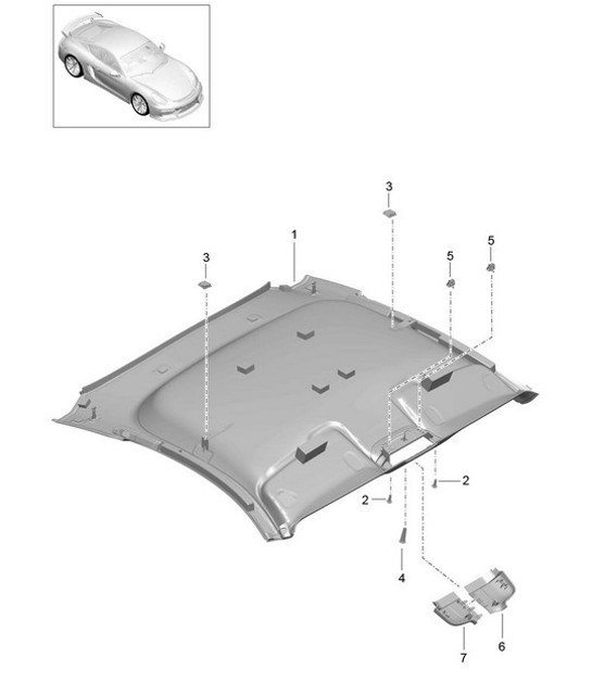 Diagram 807-040 Porsche 9J1.1 Taycan 2020-24 