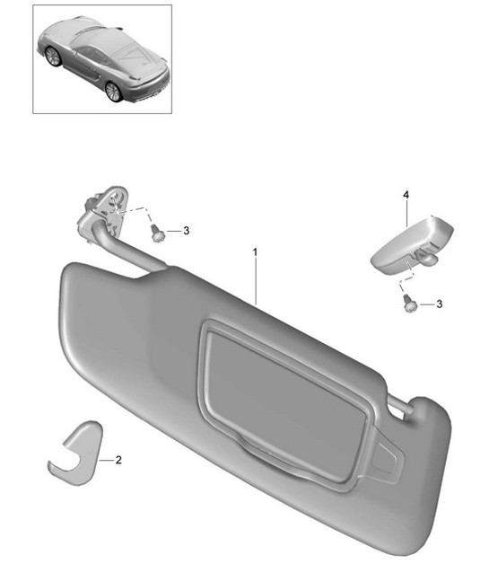 Diagram 807-069 Porsche 911 & 912 (1965-1989) Body