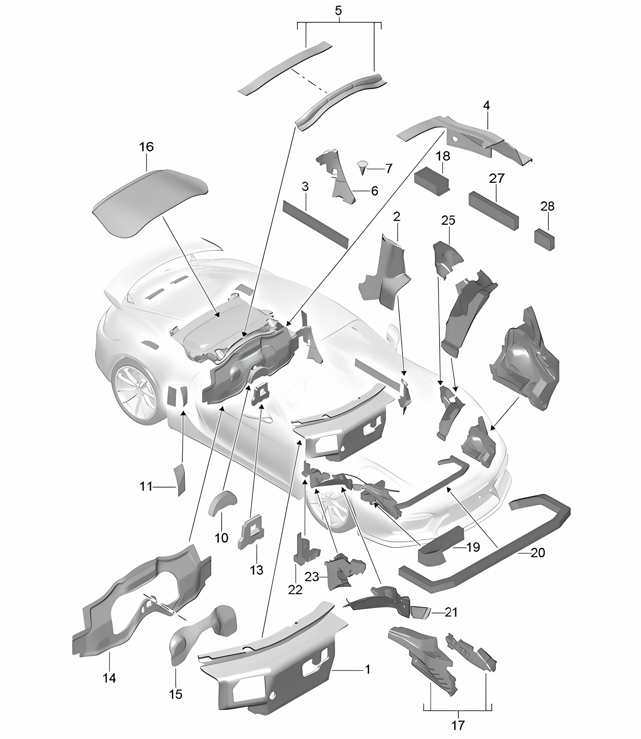 Body / Sound proofing  981C Cayman GT4 2016
