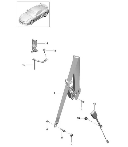 Diagram 812-000 Porsche 911 & 912 (1965-1989) Body