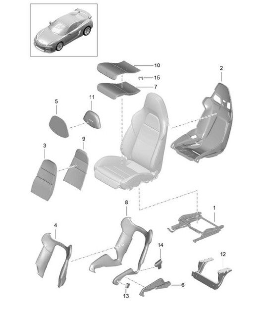 Diagram 817-060 Porsche 993 (911) C2S 1994-97 Body