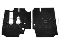 Pedalboard set. Porsche 356B (T5) LHD-auto's - 64455106305, 64455106405 - JG.063.05