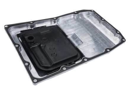Cárter de aceite de aluminio con tapón de drenaje. Porsche 970 Panamera PDK - 97032102500 - URO-017491