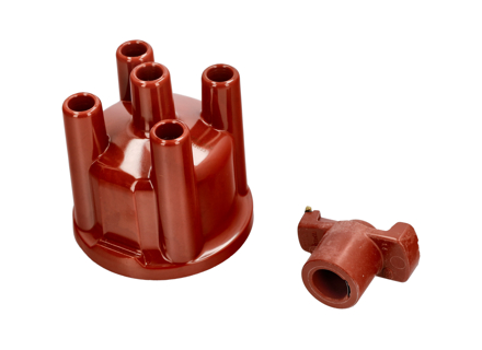 Distributor cap and rotor arm kit. Porsche 924 1977-85 - 055905225B, 113905207C - 1235522056, 50725, 1234332300