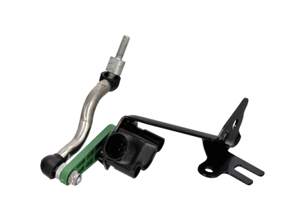 Sensor de nivelación de la suspensión delantera con varillaje. Porsche 95B Macan - 8R0941286D, 8R0941286F, 9A794128600, 9A794128500, 8R0941285D, 8R09412865