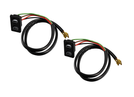 Kit interruttore alzacristalli elettrico. Porsche 928 1978 - 1995 - 92861312305, 92861312307