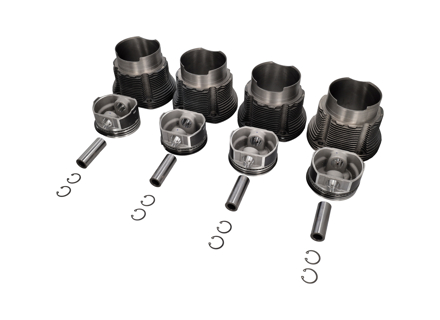 Piston and cylinder set, 94mm Porsche 914/ VW Type 4 Flat Top European Style - VW9400T4E