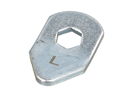 Guide bush/locking segment for handbrake cable. Porsche 356 Left Hand Drive (LHD) cars - 64424231 - 13242446