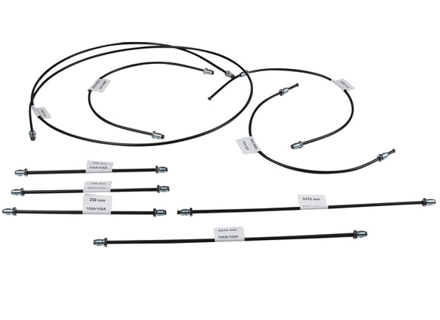 Brake line kit. Porsche 911 1968-75 RHD - 91135561100, 91135561101, 91135561110, 91135561120 - 1661500710