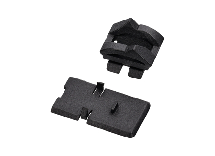 Butée de verrouillage et capuchon de fermeture pour garniture de coffre arrière. Porsche 928 1980-95 - 92855119902, 92855120302 - PRSVW