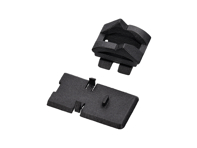 Butée de verrouillage et capuchon de fermeture pour garniture de coffre arrière. Porsche 928 1980-95 - 92855119902, 92855120302 - PRSVW