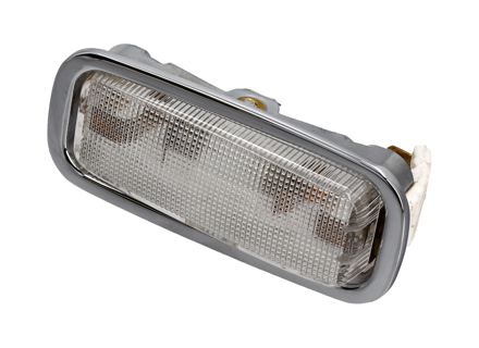 Luce interna con cornice cromata. Porsche 356/911/912 - 90163210100 - JG.101.02
