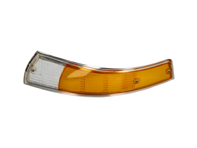 Front Indicator Lens With Chrome Rim. Porsche 911 / 912 1965-73 - 91163192103, 90163190303, 91163192203, 90163190403 - URO-009648, URO-009649