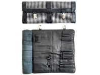 Classica borsa porta attrezzi pepita nera/bianca. Porsche 911 - PCG90172110 - 911770-42