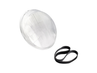 Verre de phare H4 pour Porsche 911/964 à conduite à gauche - 91163192703, 1 305 614 006