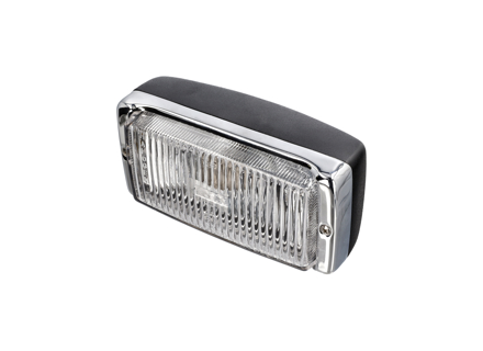Bloc antibrouillard avant, chrome/noir. Porsche 911 / 930 1974-83 - 91163120601, 91163120603/1, 91163120603 - JG.206.01