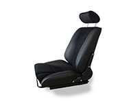 Sitze im S-Stil für Retro-Backdates Schwarz. Porsche 964 - 964SET002
