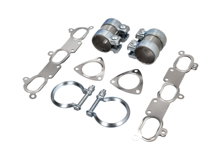 Kit raccordi di scarico. Porsche (911) 996 GT3 - 99611110771, 99611111350, 99711152000, 99611110800