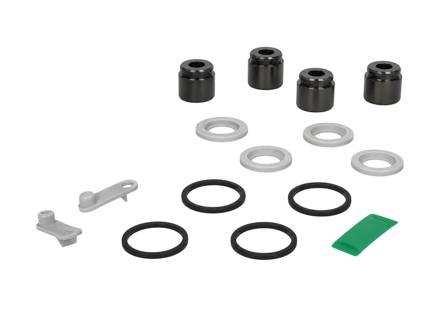 Performance achterremklauwzuiger- en afdichtingsset 28 mm en 30 mm. Porsche 986 / 987 / 981 / 718 / 964 / 996 / 997 / 928 / 944 / 968 - 95135291701, 95135291700 - 672801