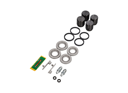 Hochleistungs-Bremssattel-Kolben- und Dichtungssatz für die Hinterachse (28 mm und 30 mm). Passend für Porsche 986 / 987 / 981 / 718 / 964 / 996 / 997 / 928 / 944 / 968 - 95135291701, 95135291700 - 672801