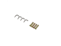 Juego de 4 pasadores y clips de suspensión. Porsche 911 1965-76 - 99916604302, 99908700302, 90008701102, 90135195510 - 1681250100, URO-011284, 9600-03428