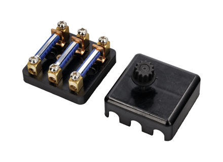Pannello fusibili posteriore a 3 vie con coperchio. Porsche 911 - 91161209306, 91161209307, 91161209305