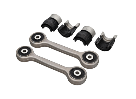 Front anti roll bar drop link & bushings kit. Porsche 957 Cayenne / 958 Cayenne - 95534306910, 95534379300 - A3321140