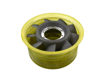 Alloggiamento ventola con pale ventola. Porsche 935 - 93010601200, 93010601201 - TK 230d