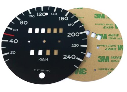 Speedo Scale For Conversion From Miles To Km/H Mech. Porsche 911 1975-83 - 93064153300 - 911886-03