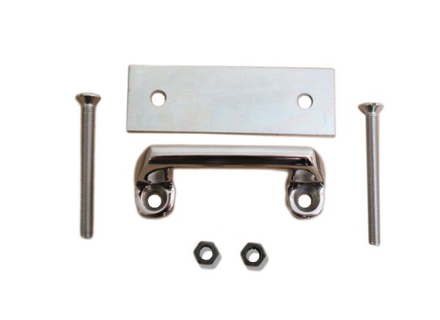 Abrazadera para correa de equipaje cromada. Porsche 356 - 64402517200, 644-025-172-00-SIC - 1689812000