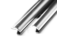 Chromen deurbekledingset boven voor Porsche 356 pre A Cabriolet. - 64453143119, 64453193141, 64402592800, 64453195100