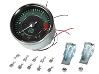 Toerenteller, 8000 tpm, 356-stijl. Porsche356 12V - AC356030, 8199600500