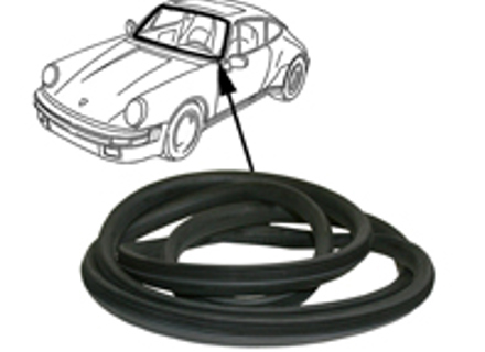 Rubberen afdichting voorscherm. Porsche 911/964 - 96454122500 - 1685900500, 911618-01